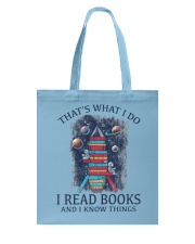 I READ BOOKS AND I KNOW THINGS 5 Tote Bag thumbnail