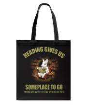 RABBIT - READING GIVES US Tote Bag thumbnail