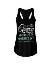 Queen was born on November 18 Ladies Flowy Tank thumbnail