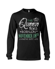 Queen was born on November 18 Long Sleeve Tee thumbnail