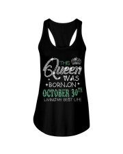 Queen was born on Octocber 30 Ladies Flowy Tank thumbnail