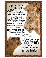 To my Dad 24x36 Poster thumbnail