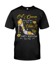 A Queen October 20 Classic T-Shirt front