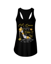 A Queen October 20 Ladies Flowy Tank thumbnail