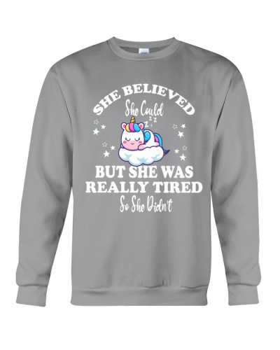 Narcolepsy She Believed She Could But She Was Really Tired So She Didn't Narcolepsy Awareness 