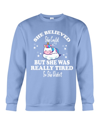 Narcolepsy She Believed She Could But She Was Really Tired So She Didn't Narcolepsy Awareness 