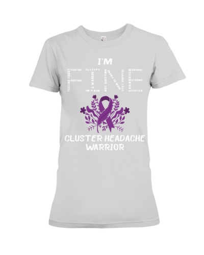 Cluster Headache Awareness I'm Fine Cluster Headache Warrior 