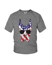 Great Danes American Flag - Happy 4th of July Youth T-Shirt thumbnail