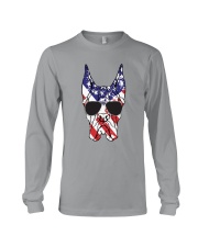 Great Danes American Flag - Happy 4th of July Long Sleeve Tee thumbnail