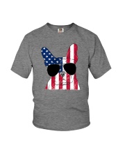French Bulldog - Happy 4th of July Youth T-Shirt thumbnail