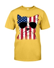 Yorkshire Terrier Mom - Happy 4th of July Classic T-Shirt front