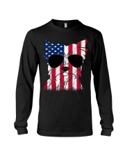 Yorkshire Terrier Mom - Happy 4th of July Long Sleeve Tee thumbnail