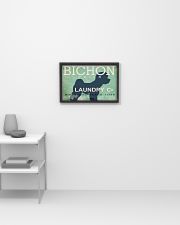 Bichon Frise laundry company 17x11 Poster poster-landscape-17x11-lifestyle-04