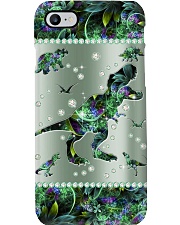 Dinosaur Metal Pattern Print Phone Case i-phone-8-case