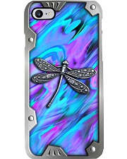 Dragonfly Metal Pattern Print Phone Case i-phone-8-case