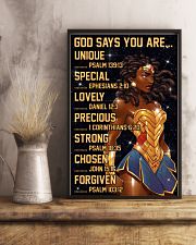 God says you are 11x17 Poster lifestyle-poster-3