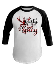 Feisty and spicy Baseball Tee tile