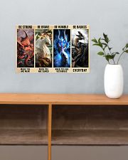 Be Brave 17x11 Poster poster-landscape-17x11-lifestyle-24