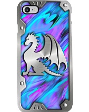Dragon Metal Pattern Print Phone Case i-phone-8-case
