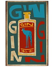 Retro gin 11x17 Poster front
