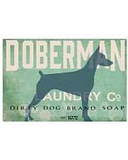 Doberman laundry company 17x11 Poster front