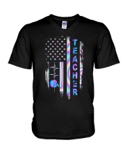 Teacher V-Neck T-Shirt tile