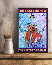 The bigger the hair the harder they stare 11x17 Poster lifestyle-poster-3