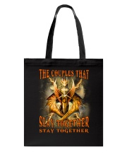 The couples that slay together Tote Bag tile
