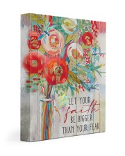 Let your faith be bigger than your fear 11x14 Gallery Wrapped Canvas Prints front
