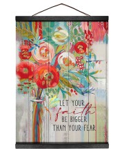Let your faith be bigger than your fear Hanging Canvas tile