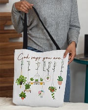 God says you are All-over Tote aos-all-over-tote-lifestyle-front-10
