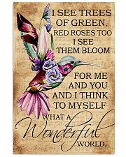 I see trees of green red roses too 11x17 Poster front