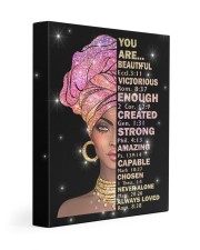 God says you are 11x14 Gallery Wrapped Canvas Prints front
