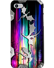 Dragons Metal Pattern Print Phone Case i-phone-8-case