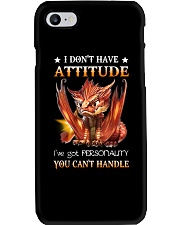 I don't have attitude Phone Case tile