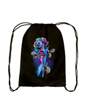 Rheumatoid arthritis awareness rose Drawstring Bag tile