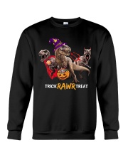 Trick rawr treat Crewneck Sweatshirt tile