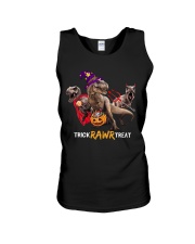 Trick rawr treat Unisex Tank tile