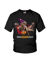 Trick rawr treat Youth T-Shirt tile
