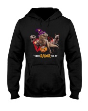 Trick rawr treat Hooded Sweatshirt tile