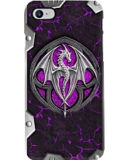 Dragon Metal Pattern Print Phone Case i-phone-8-case