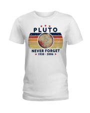 Never forget Pluto Ladies T-Shirt tile
