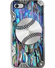 Baseball Metal Print Pattern Phone Case i-phone-8-case