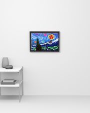Starry night dragon D20 17x11 Poster poster-landscape-17x11-lifestyle-04