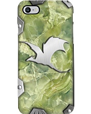 Dragon Metal Pattern Print Phone Case i-phone-8-case