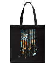 American Flag Retro style Tote Bag tile