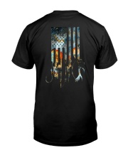 American Flag Retro style Classic T-Shirt back