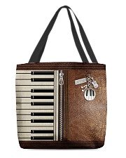 Keyboard tote leather pattern print All-over Tote back