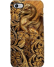 Soul Of A Dragon Leather pattern Print Phone Case i-phone-8-case
