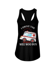 I Drive The Wee Woo Bus Ladies Flowy Tank tile